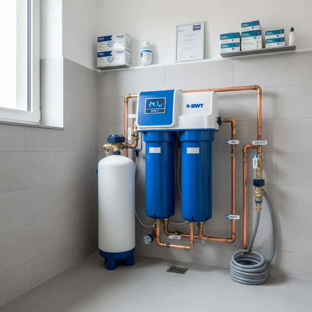 Installation adoucisseur d'eau à Genève Centre