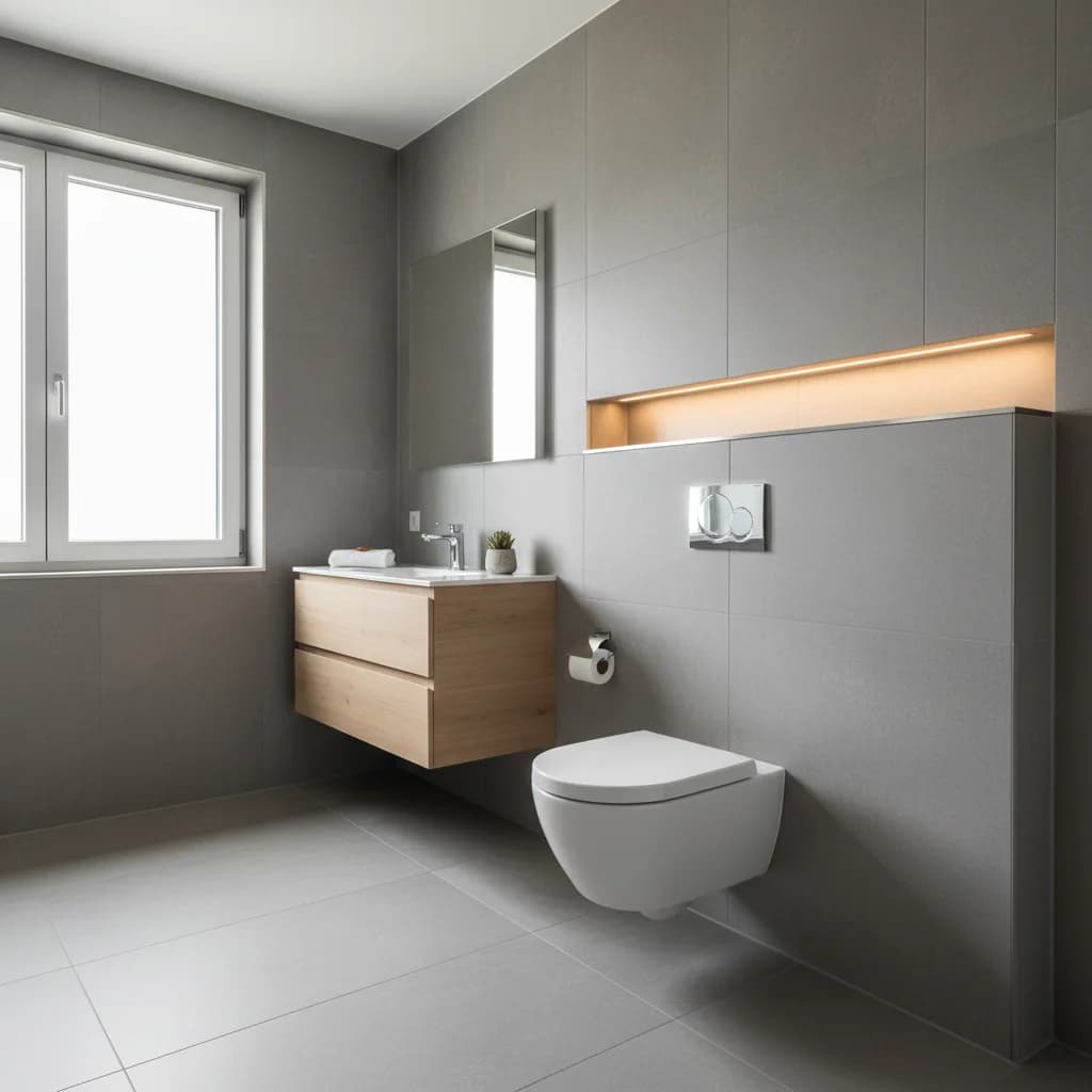 Rénovation WC suspendu à Genève Centre